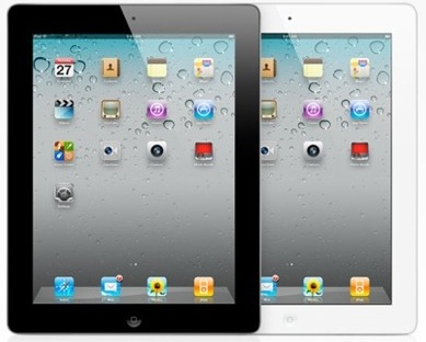 ipad 2 white and black. A) iPad 2 is sleeker than iPad