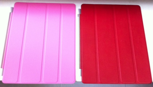 20110429 - iPad 2 Smart Cover - Polyurethane vs Leather - Pic2