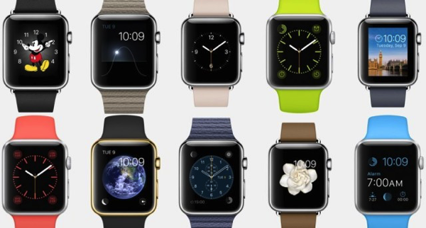 Apple Watch - different clock faces