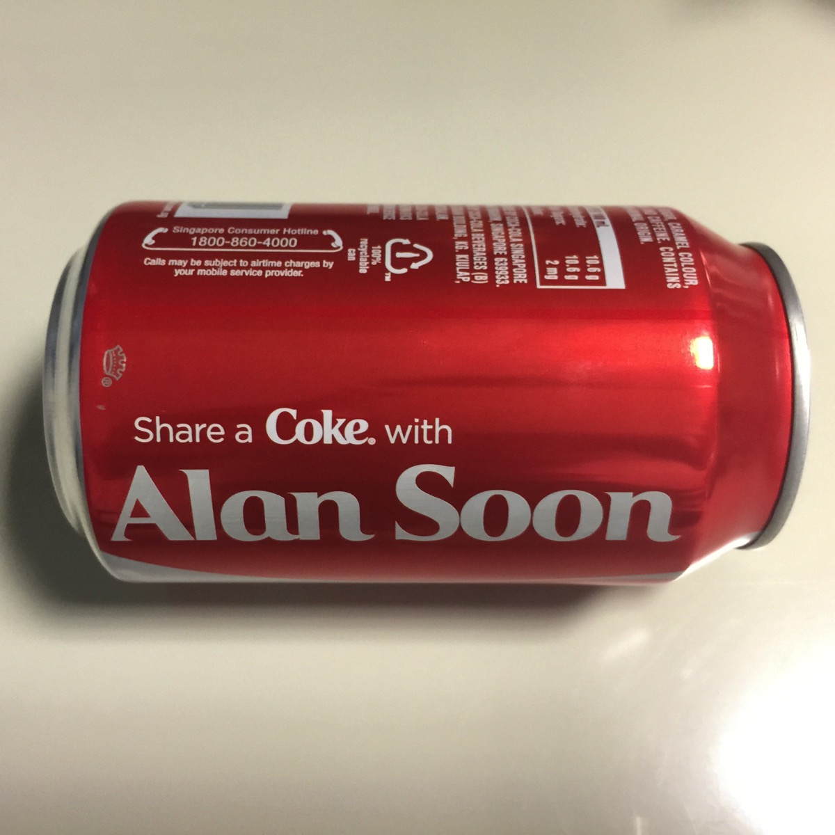 Share A Coca Cola - My own can