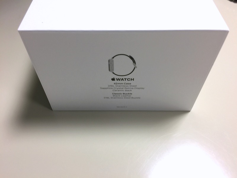 apple watch - box (42mm Stainless Steel)