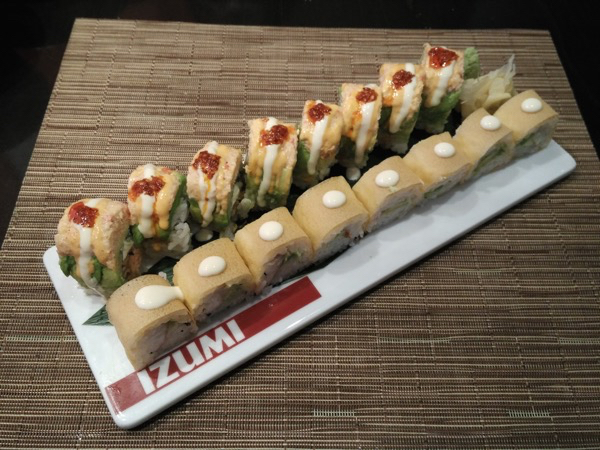 Izumi - Champagne Lobster in Yuzu roll, Crispy Philly