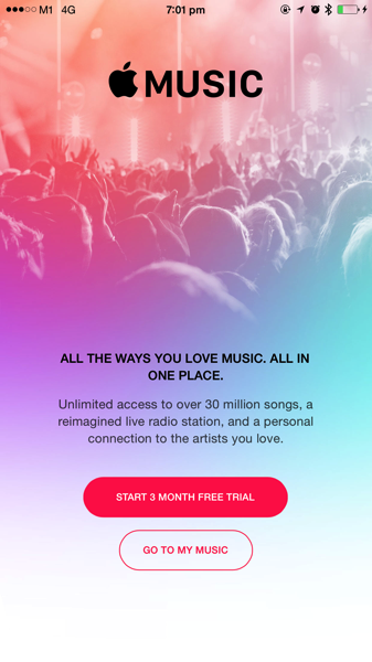 Apple Music - 3 Months Trial