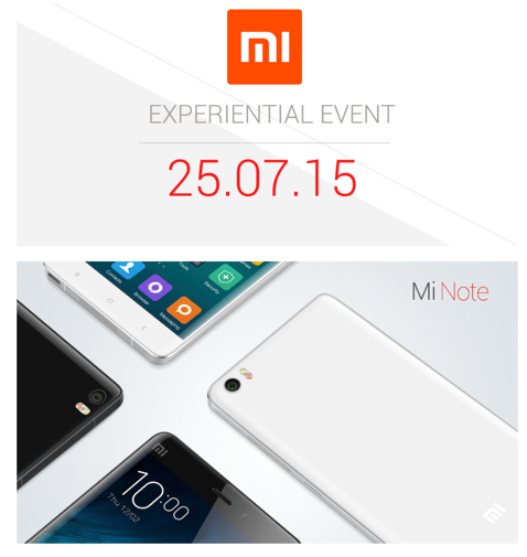 MiNote launch experiential event 2015 - Mi Singapore Experiential Event invite