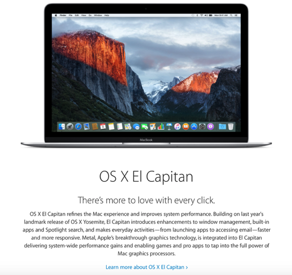 OS X El Capitan -  beta program