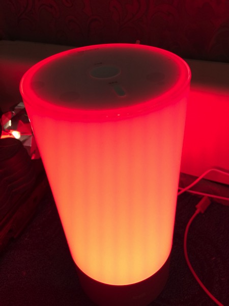 Yeelight bedside lamp - orange light
