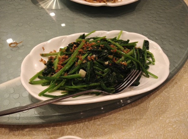 Jing Long Seafood Restaurant - Spinach with Garlic