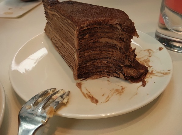 Lady M Confections (New York) - Signature Chocholate Mille Crepe (Sliced)