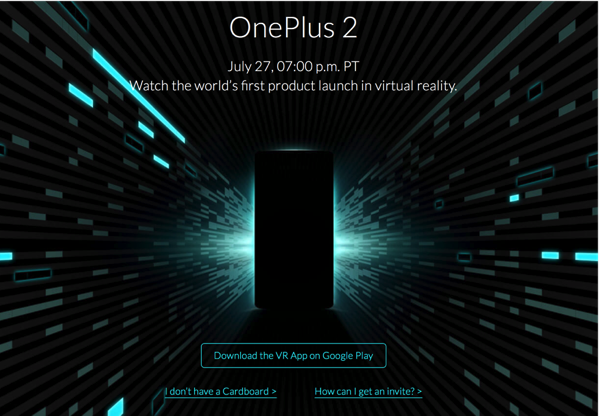 Oneplus Two - VR Launch