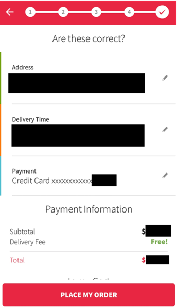 Redmart - Review payment