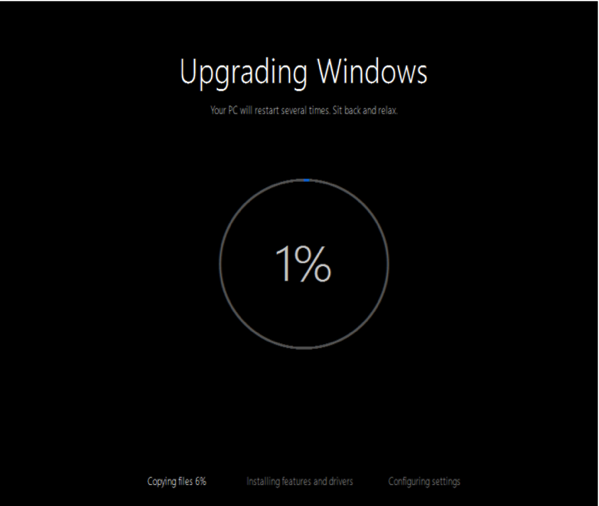 Upgrade to Windows 10 - Finalising