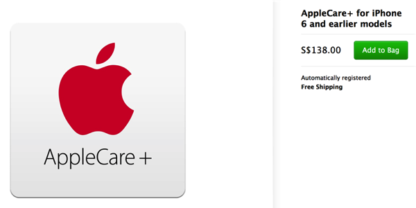 AppleCare + - iPhone 6 and older - cost