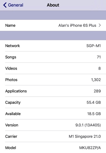 iPhone 6S Plus Gold - phone model