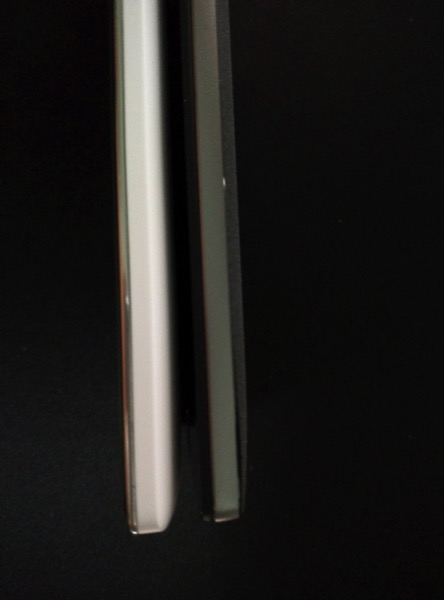 OnePlus Two vs OnePlus One - side thickness