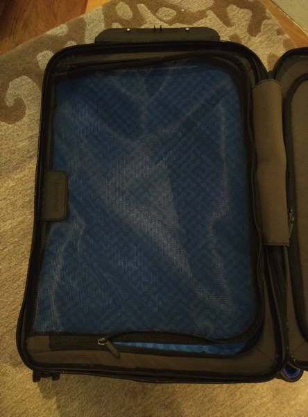 Bluesmart luggage - left compartment