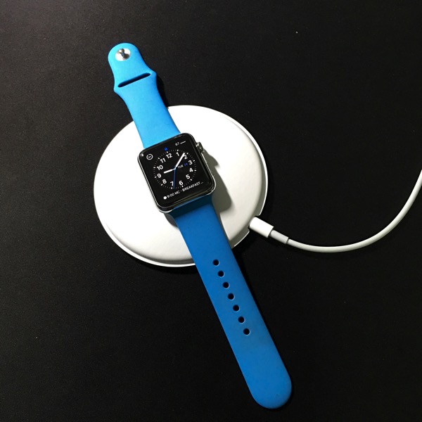Apple Watch Magnetic Charging Dock - fully laid dock mode