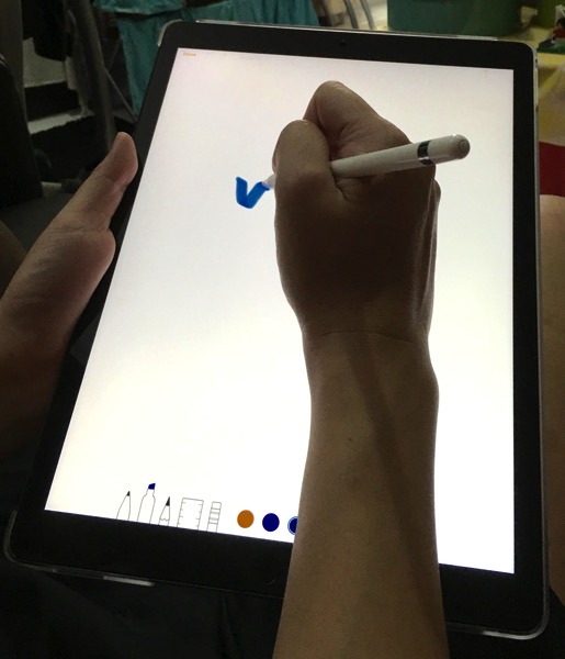 Apple iPad Pro - Apple Pencil - annotate with Notes