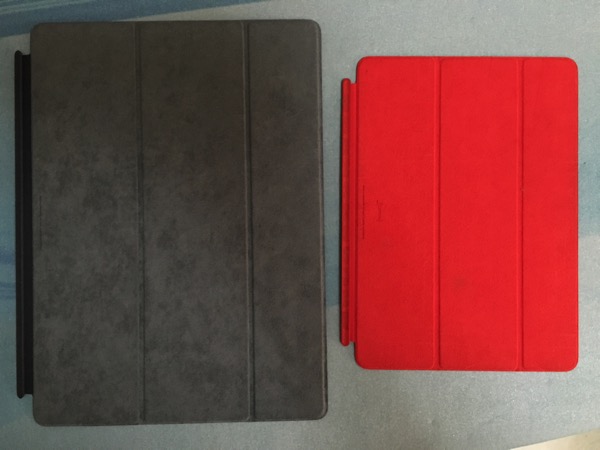 Apple iPad Pro - smart cover - compare with iPad Air smart cover
