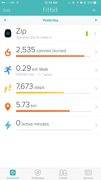 Mi Band Pulse (小米手环光感版) - workout - stats compared with Fitbit Zip