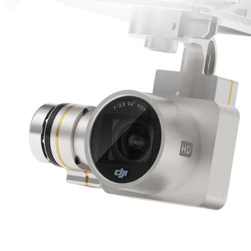 Phantom 3 Advanced - Camera on 3 axis gimbal system