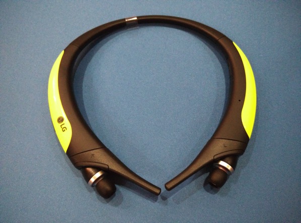 G TONE Active Premium Wireless Stereo Headset HBS-850 Lime - actual headset
