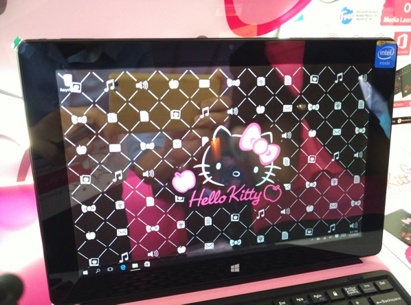 Grace 10 Light Hello Kitty Tablet PC - desktop mode