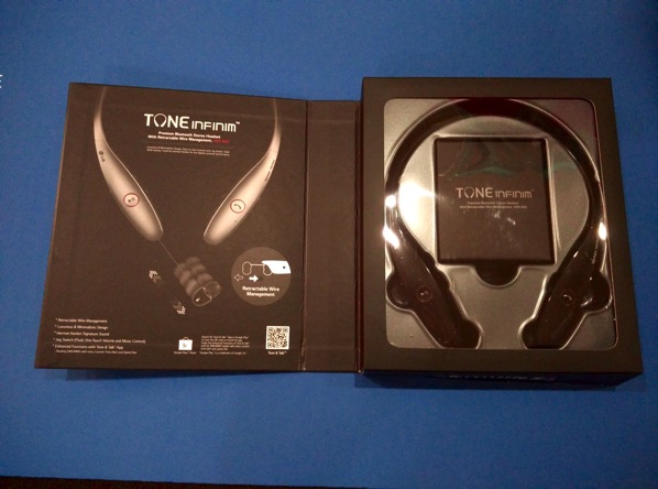LG TONE INFINIM Wireless Stereo Headset HBS-900 Black - retail packaging (unboxed)