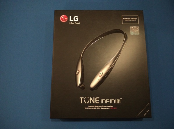 LG TONE INFINIM Wireless Stereo Headset HBS-900 Black - retail packaging