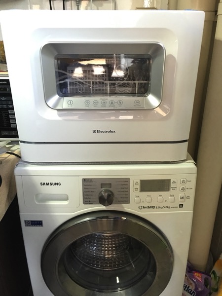 Electrolux Dishwasher ESF2433W - installation with washer machine (final setup)