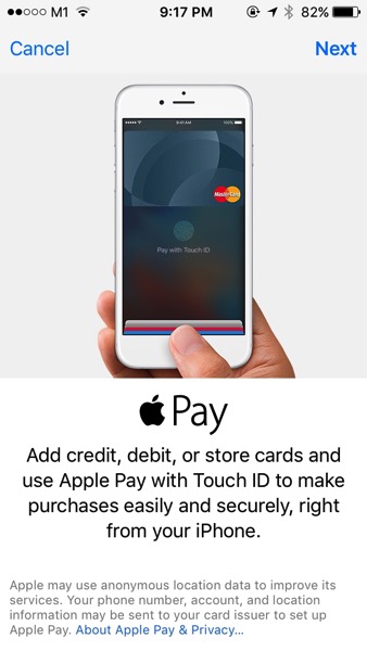 Apple Pay launched in Singapore - Add Credit Card - Step 2