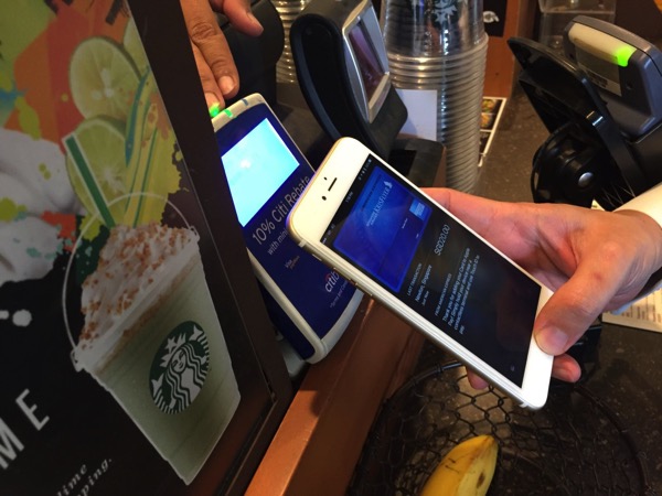 Apple Pay launched in Singapore - payment at retail store - using touchID to pay
