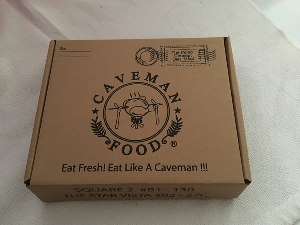 Caveman Food (Paleo) - takeaway packaging 1