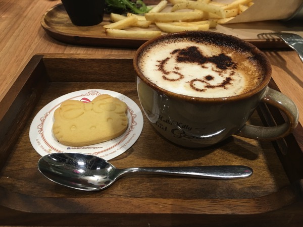 Hello Kitty Orchid Garden Singapore Cafe - Coffee Latte