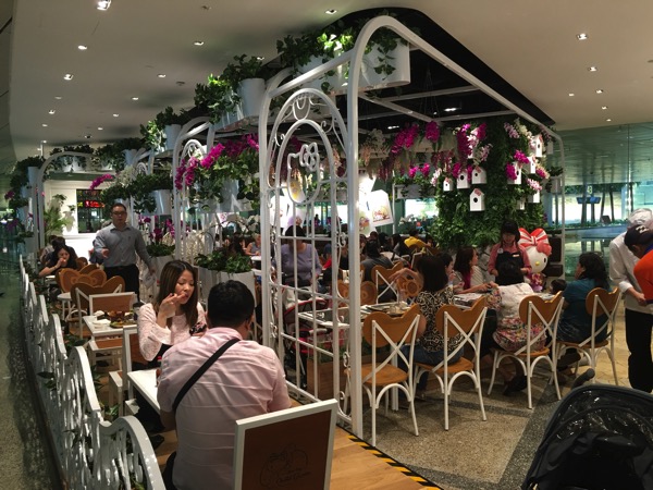 Hello Kitty Orchid Garden Singapore Cafe - Main Entrance view