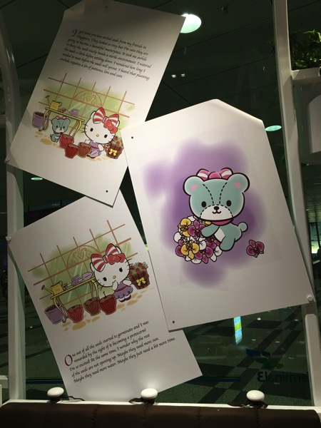 Hello Kitty Orchid Garden Singapore Cafe - storyline part1