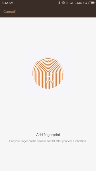 Xiaomi Mi 5 (小米手机5) Smartphone - setup fingerprint lock