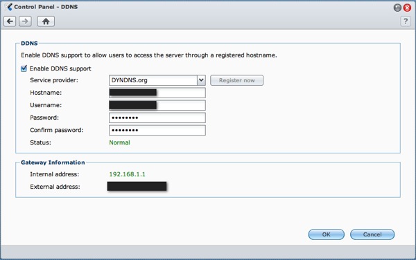 Ddns synology как настроить роутер