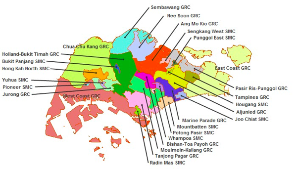 20110427 - Singapore Electoral Divisions