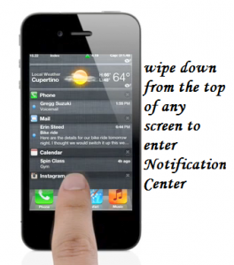 iOS5 Notification Centre