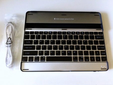 Aluminium keyboard buddy case for ipad2 2