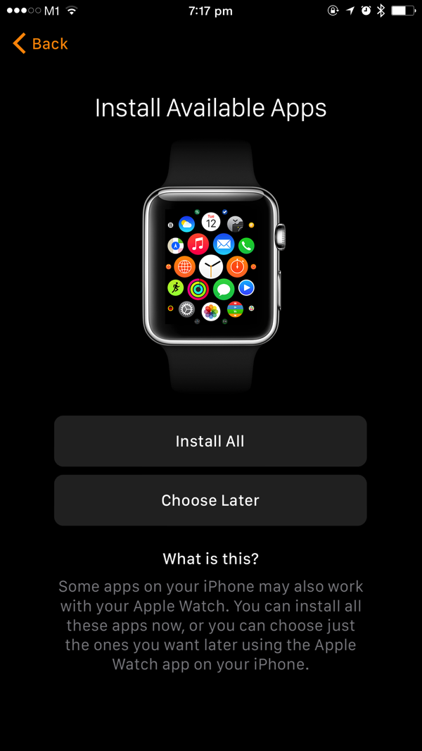 apple watch apps not installing