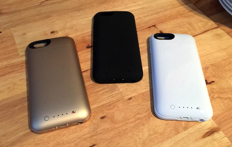 Mophie Juice Pack - Gold vs Black vs White