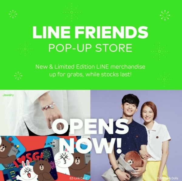 LINE POP-UP Store in Singapore - Opens Now