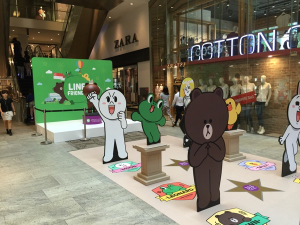 LINE POP-UP Store in Singapore - Photo Taking area