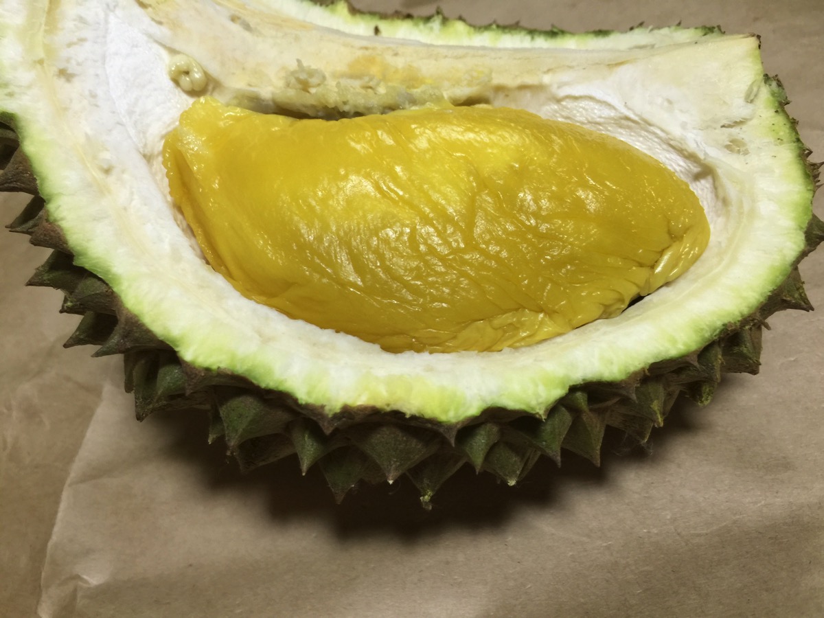 Maoshang Wang Durian - Inside fruit view - Meat