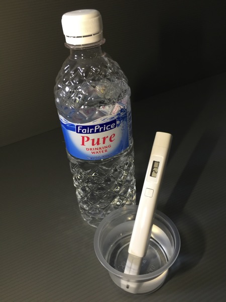 Xiaomi TDS Test Pen (小米水质TDS检测笔) - NTUC Fairprice distilled water