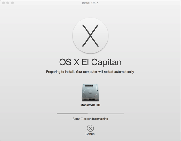 install os x el capitan to new drive