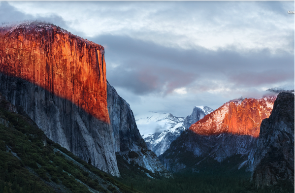 OS X El Capitan - new desktop wallpaper