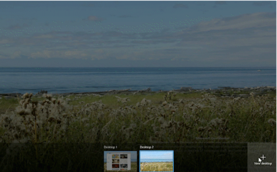 Windows 10 New Features - Add virtual desktop
