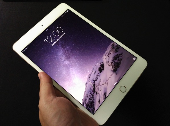 IiPad Mini 4 - hand held